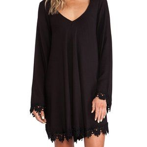For Love and Lemons Angelic Long Sleeve Mini Dress
